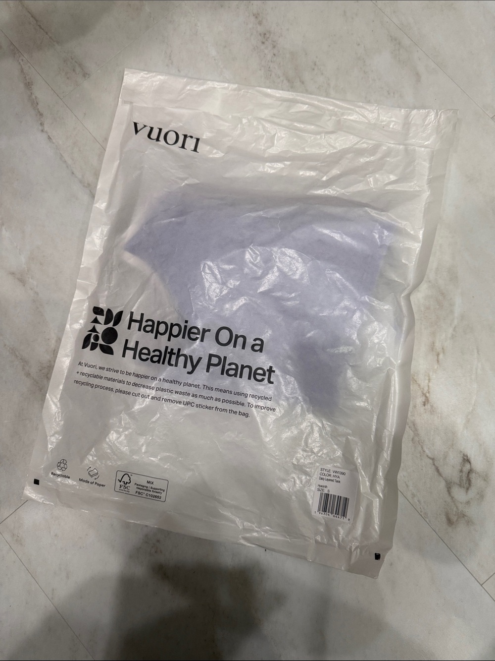 NWT Vuori Daily Layered | Hyacinth - Picture 4 of 5